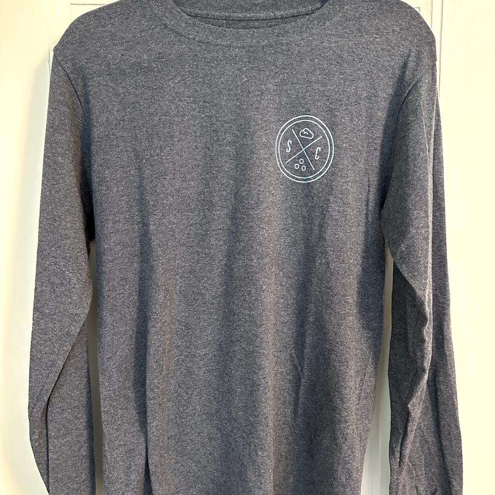 NWOT Sand Cloud long-sleeved t-shirt, heathered navy, Small